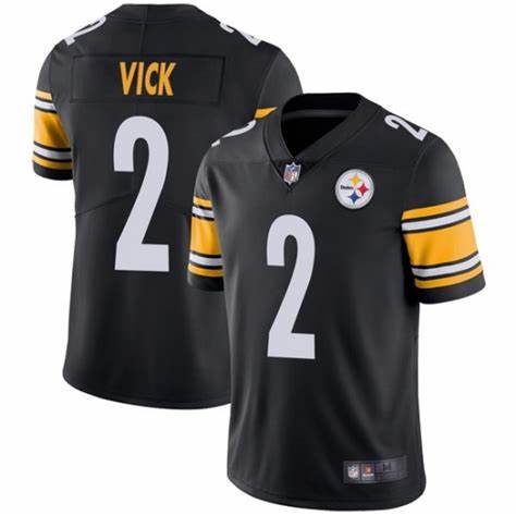 Men's Pittsburgh Steelers #2 Michael Vick Black Vapor Untouchable Limited Stitched NFL Jersey